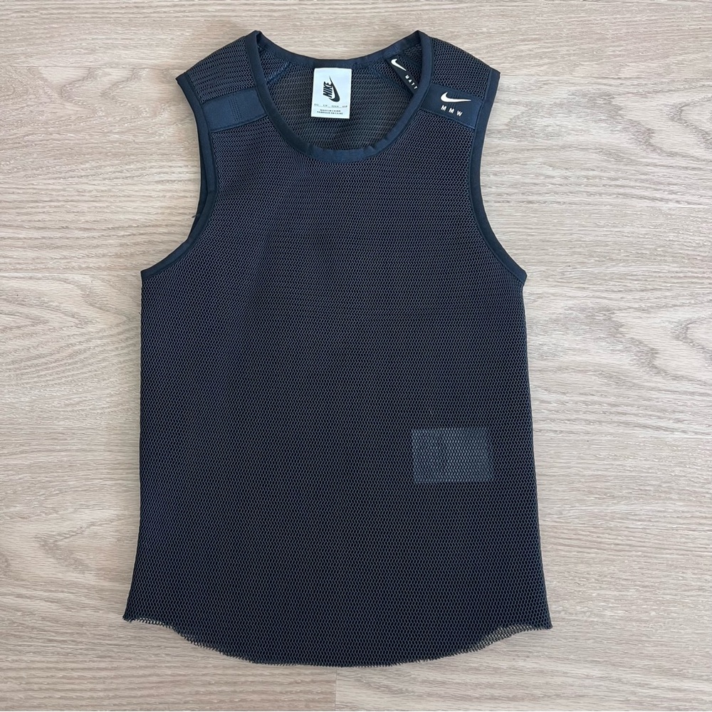NWOT Nike MMW mesh tank top size XXS black